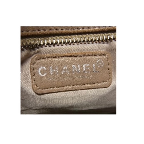Chanel Beige Travel Line Zip Pouch - Picture 2 of 5
